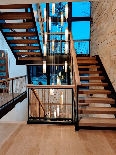Statement Lighting for staicase