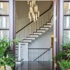 Custom Modern Glass Chandelier