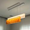 Stained Glass Linear Chandelier