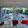 Customizable Modern Glass Chandelier