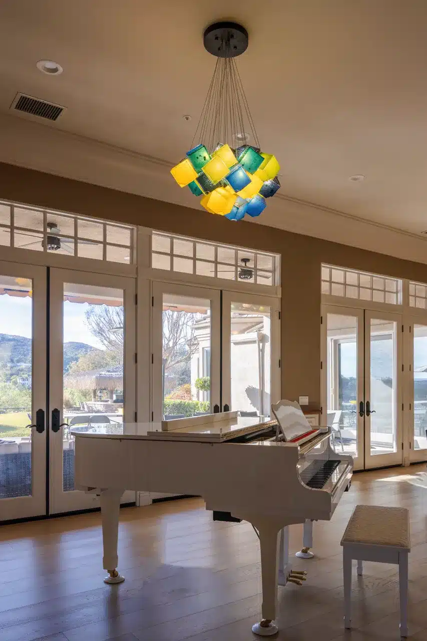 Exclusive hanging ceiling light fixtures crafted for luxury residences