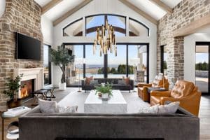 Luxury cascading pendant lights – bespoke SunBeam design