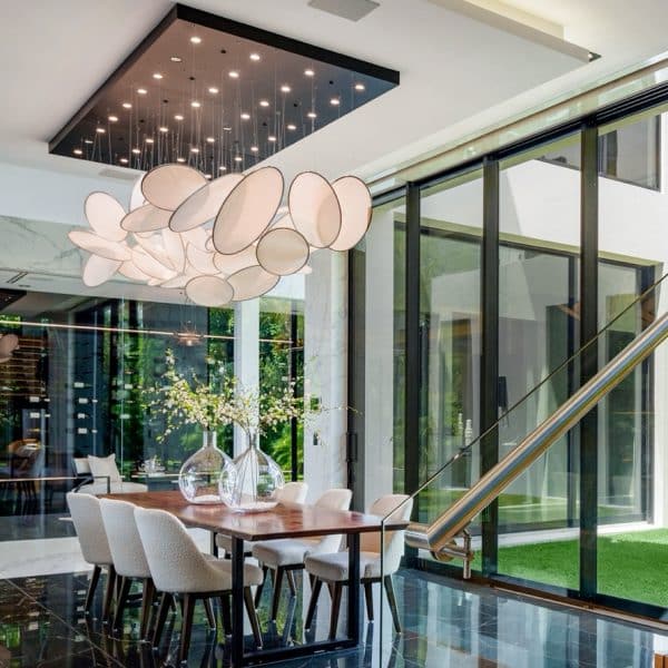 Architectural lighting for interiors designed for architectural spaces