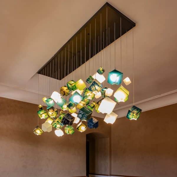 Contemporary small room chandelier crafted for luxury residences