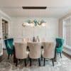 Contemporary Glass Chandelier