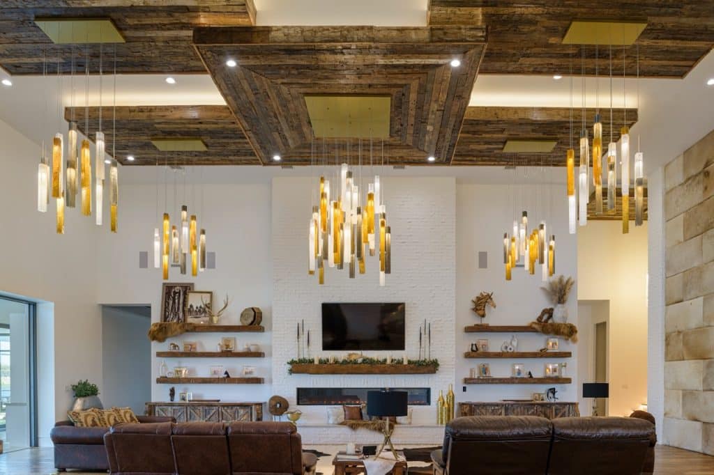 Luxury SunBeam pendant chandelier – artistic bespoke palette
