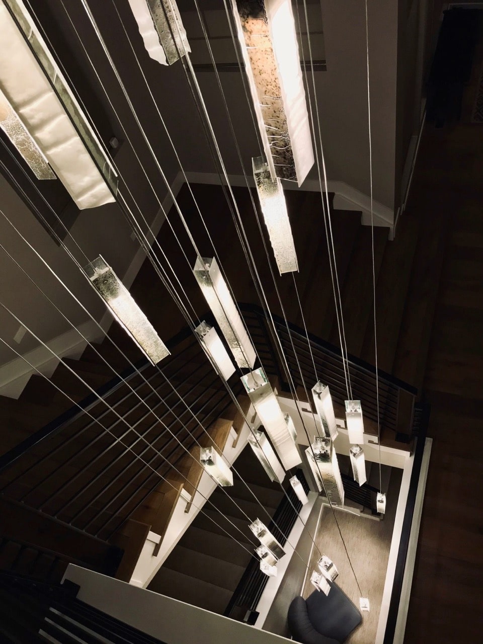 Exclusive lighting for high ceilings design for modern interiors