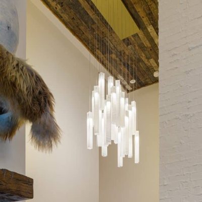 long Large glass pendants tube