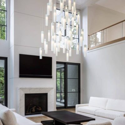 Oversized living room lighting
