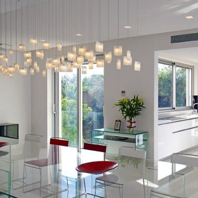 Handcrafted contemporary dining room chandeliers lighting for high-end homes