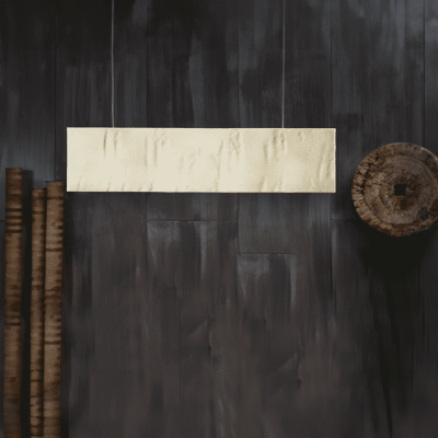 Long linear pendant lamp